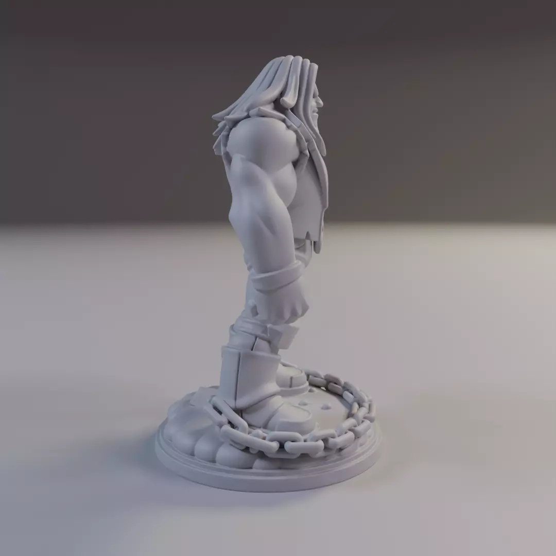 Wolf The Main Man Justice League 3D print model_2