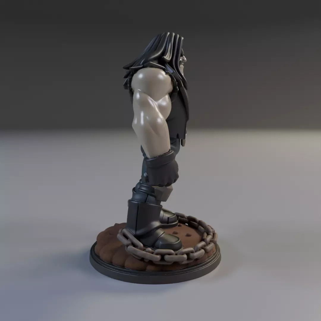 Wolf The Main Man Justice League 3D print model_1