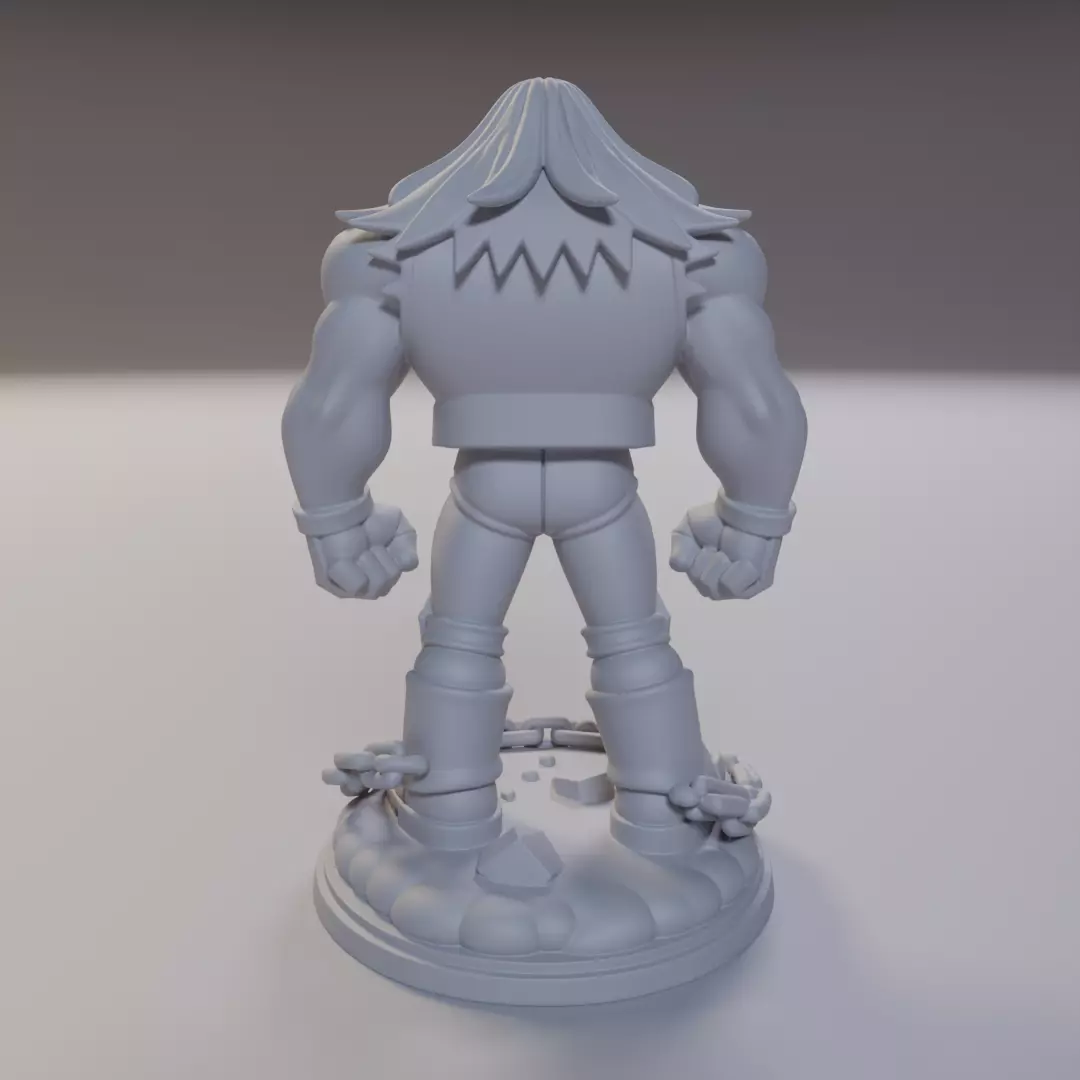 Wolf The Main Man Justice League 3D print model_6