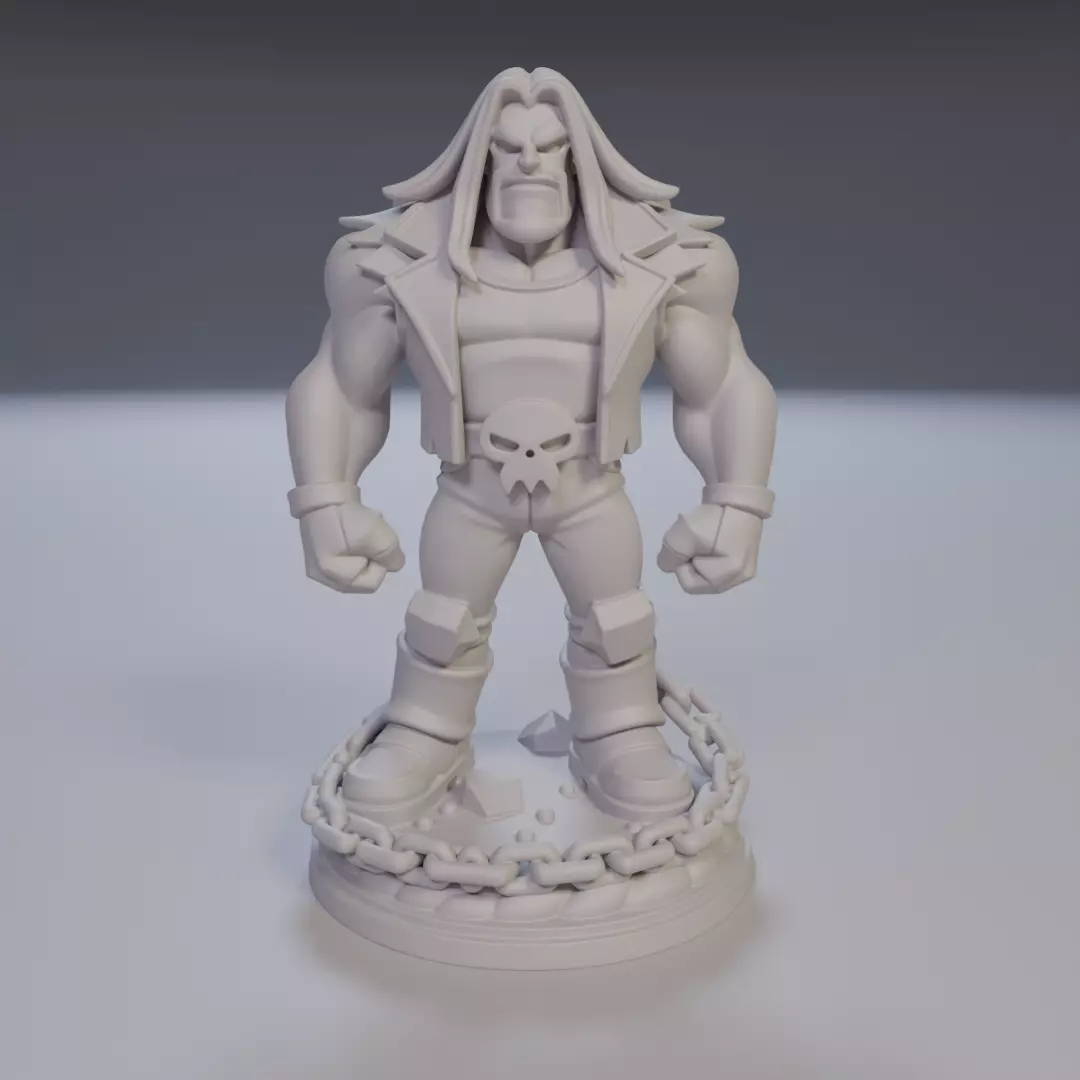 Wolf The Main Man Justice League 3D print model_16