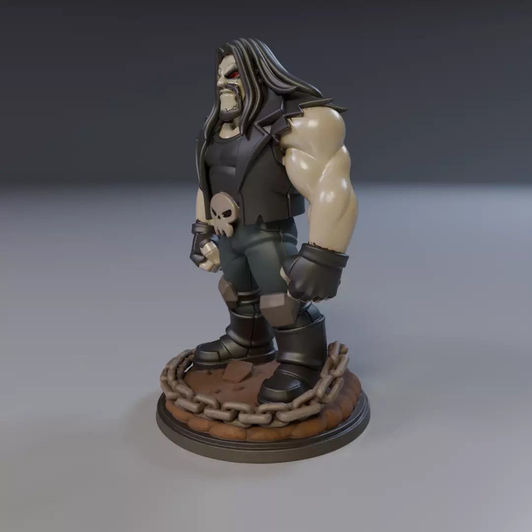 Wolf The Main Man Justice League 3D print model_9