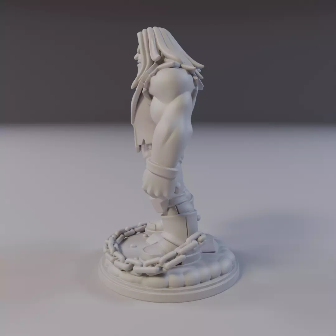 Wolf The Main Man Justice League 3D print model_4