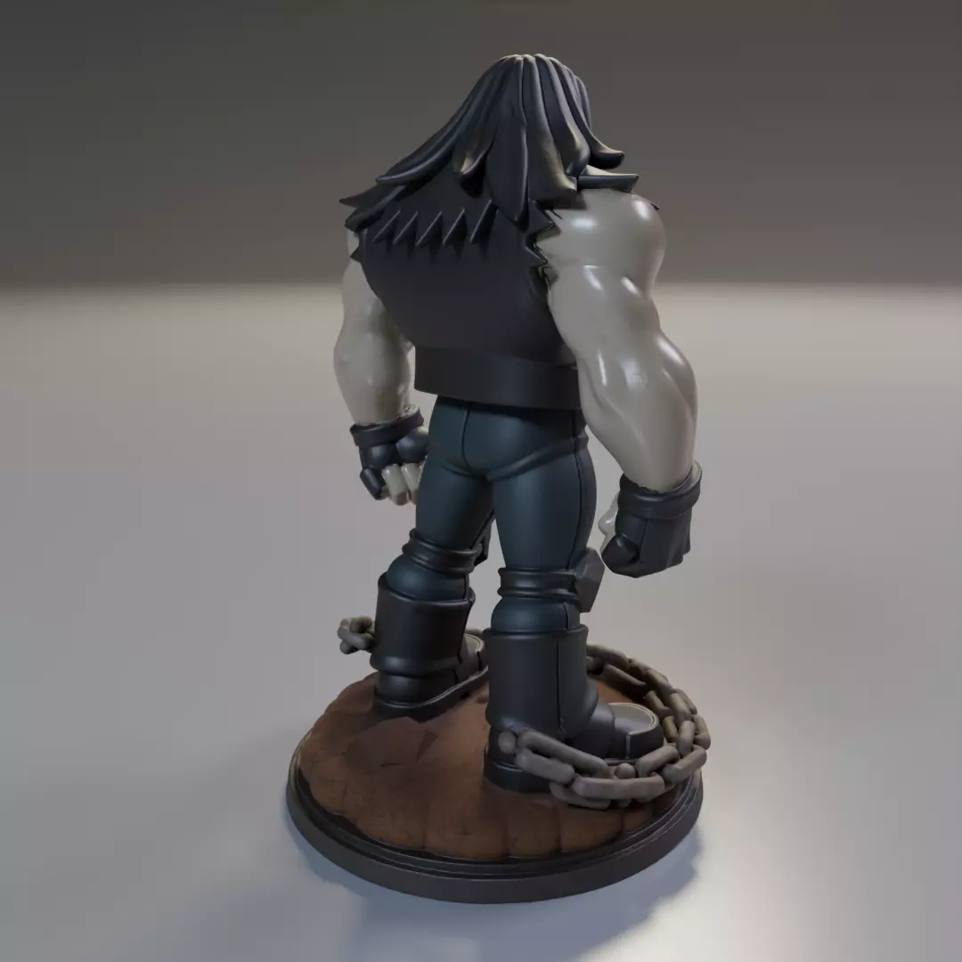 Wolf The Main Man Justice League 3D print model_13