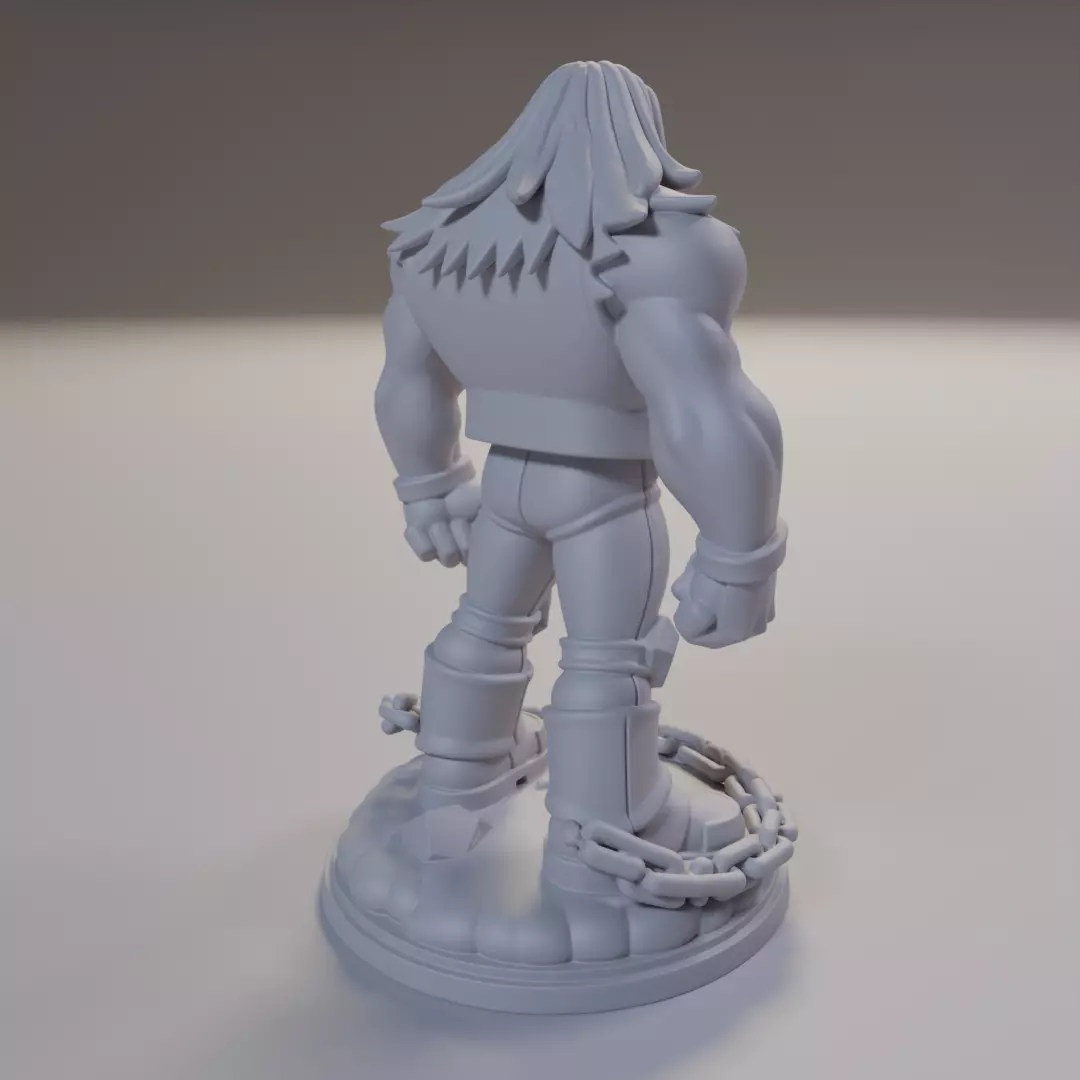 Wolf The Main Man Justice League 3D print model_14