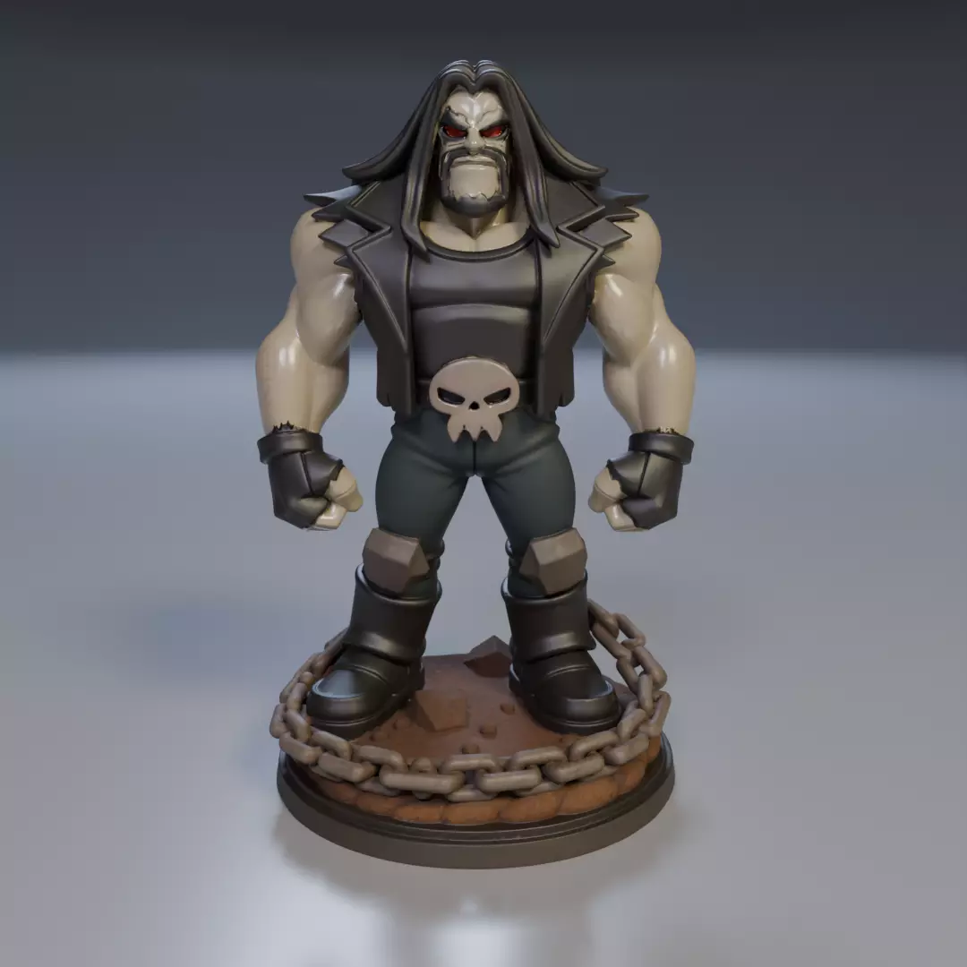 Wolf The Main Man Justice League 3D print model_15
