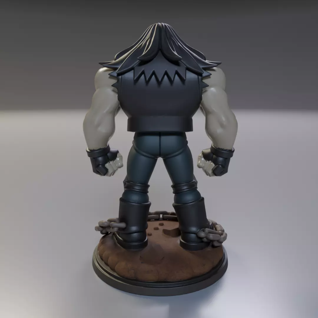Wolf The Main Man Justice League 3D print model_5