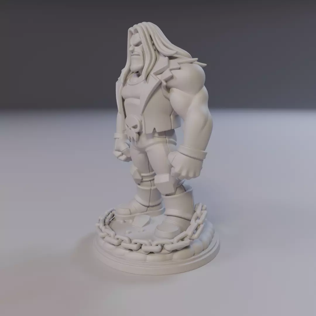 Wolf The Main Man Justice League 3D print model_10