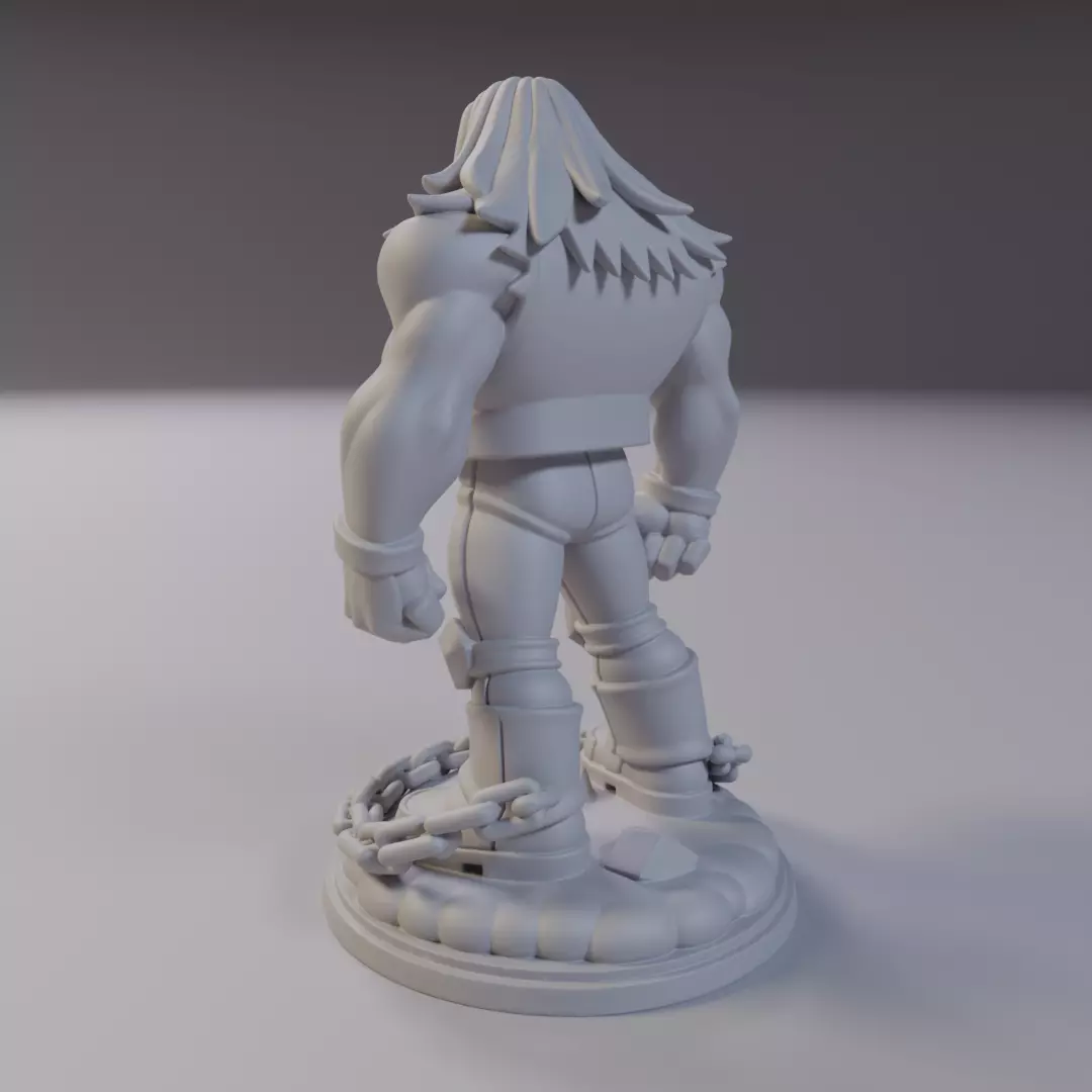 Wolf The Main Man Justice League 3D print model_8