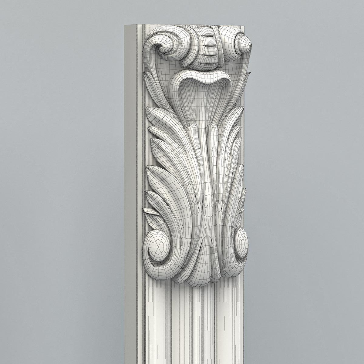 Pillar 004 3D model_3