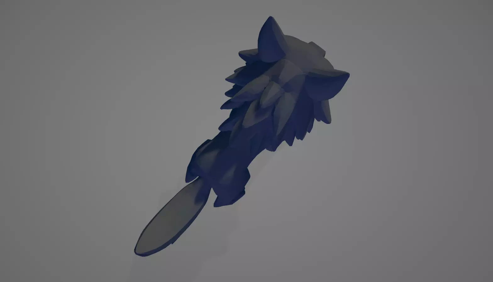 Cartoon Wolf Pup 3D Model Low-poly 3D model_4