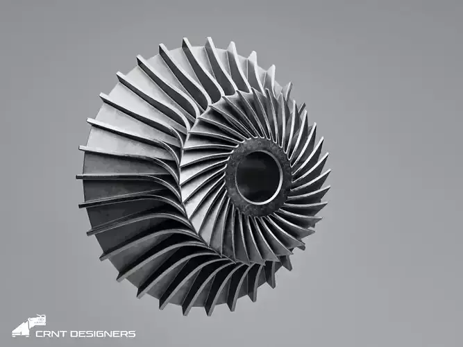 Industrial Turbine Impeller
