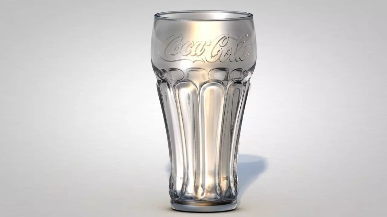 Coca-Cola Glass 3D model