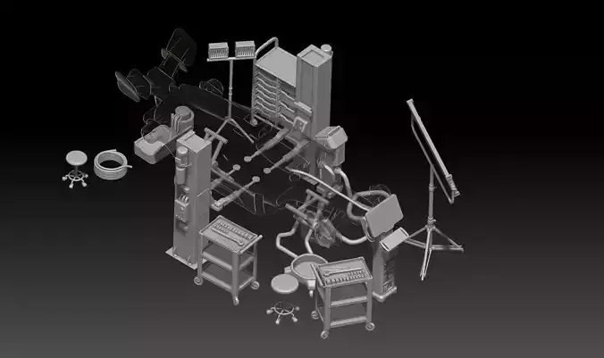 PROPS mechanic at work in the garage during the Formula 1