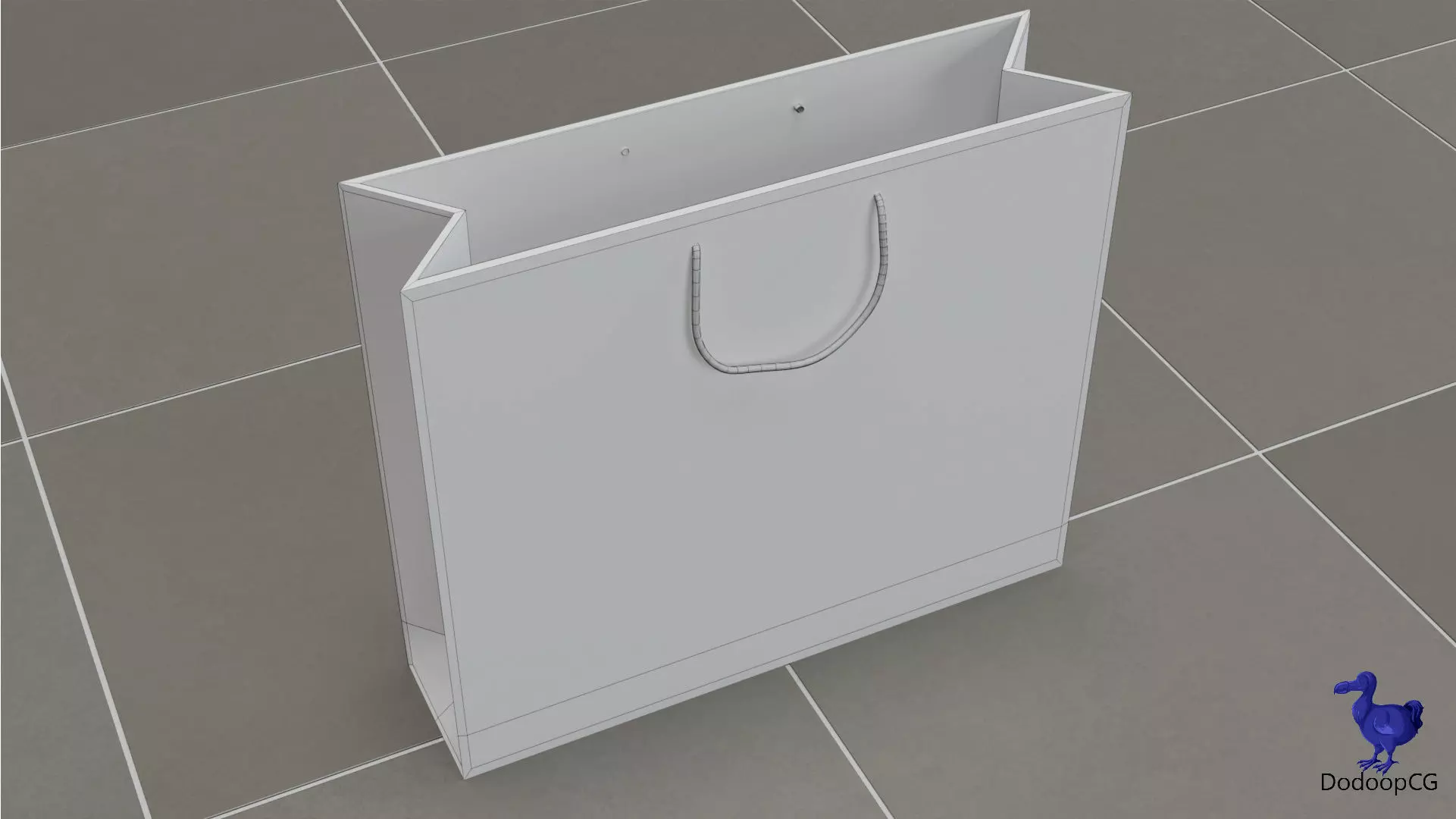 Chanel Shopping Bag - Luxury 3D Packaging Model Low-poly 3D model_22