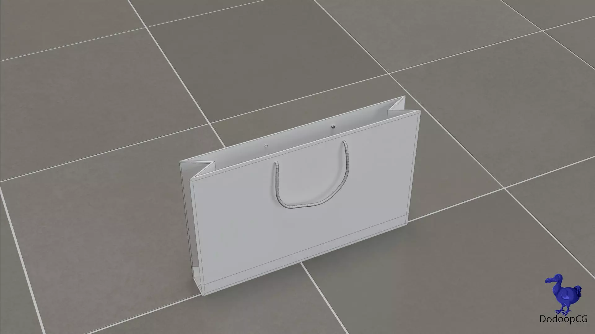 Chanel Shopping Bag - Luxury 3D Packaging Model Low-poly 3D model_14