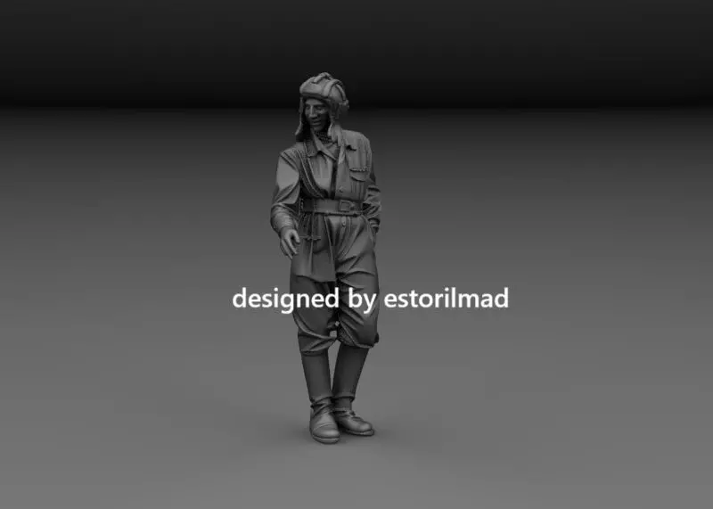 WW2 Russian Tank Driver T 34 3D print model