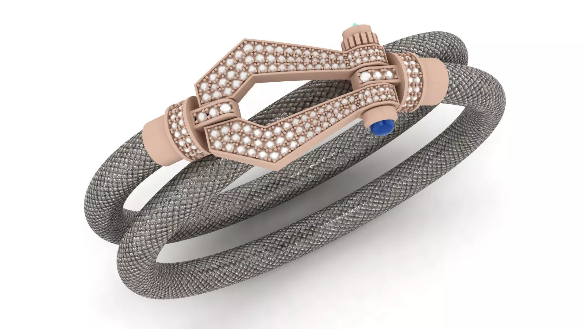 Mens - womens Bracelet And Lock 0052 3D print model