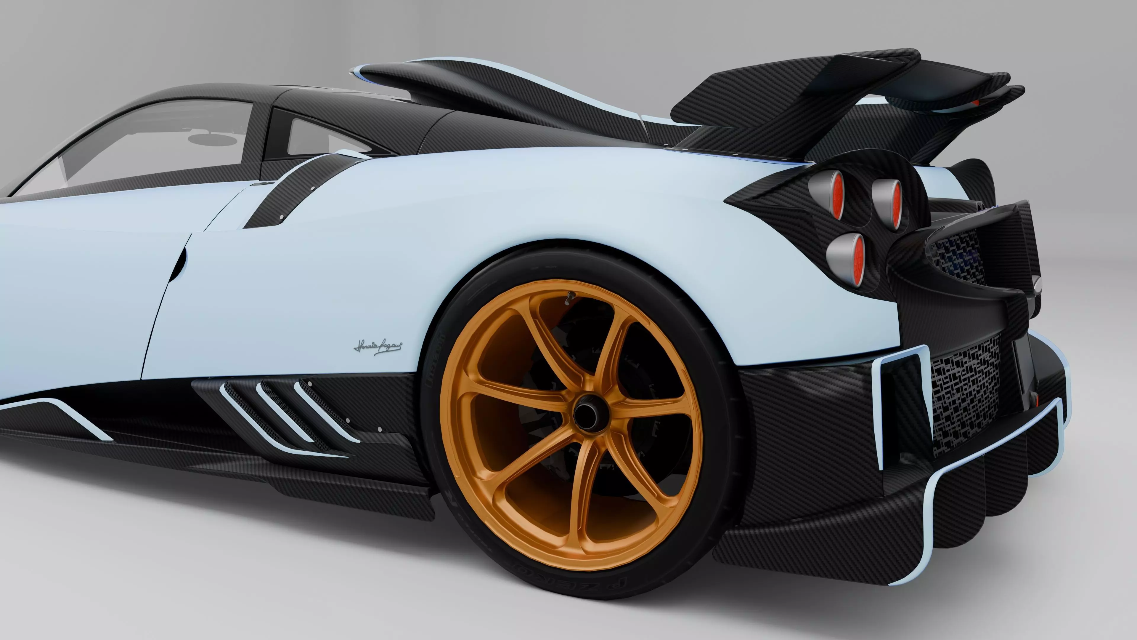 Pagani Imola 3D model_7
