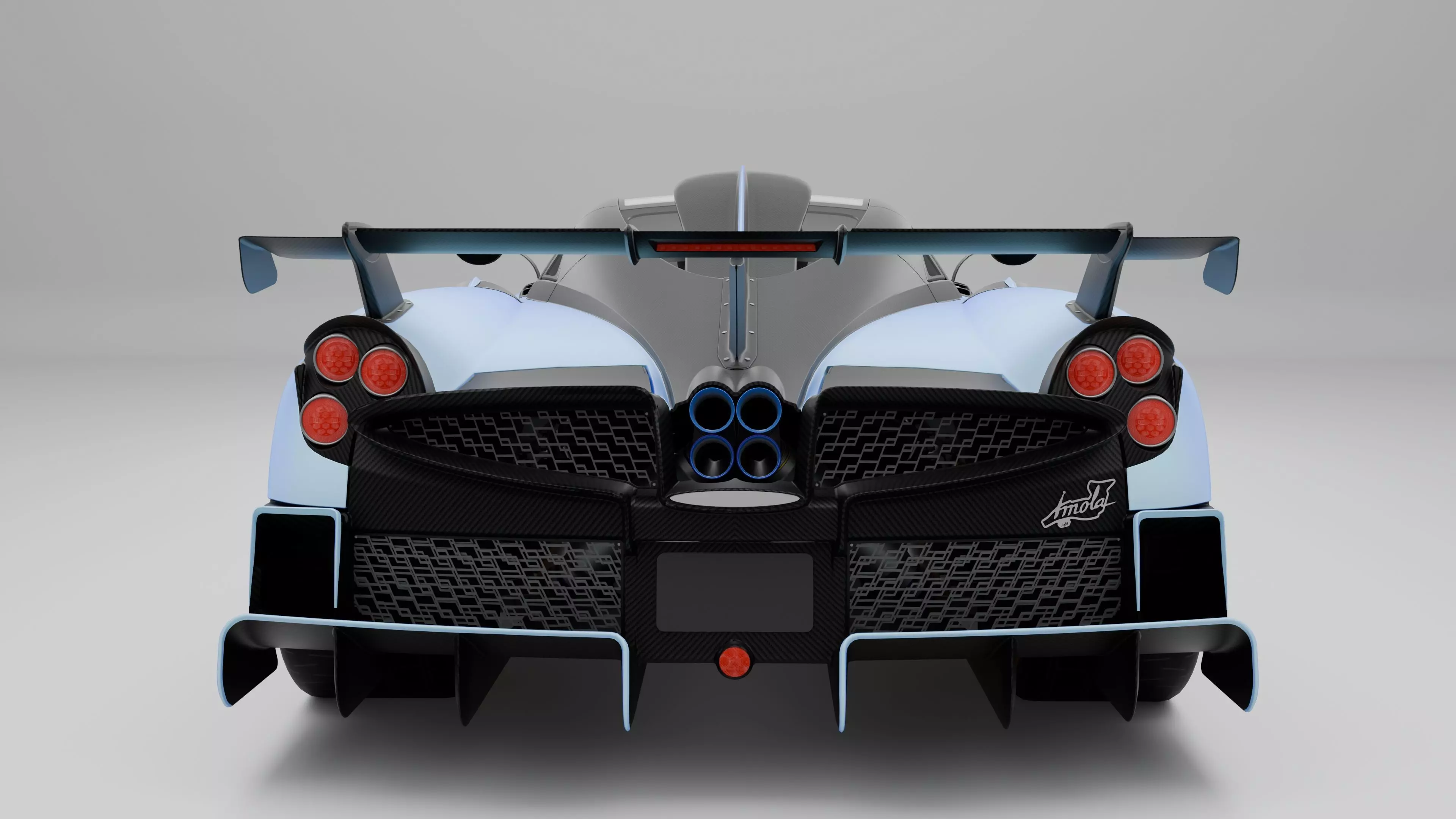 Pagani Imola 3D model_9