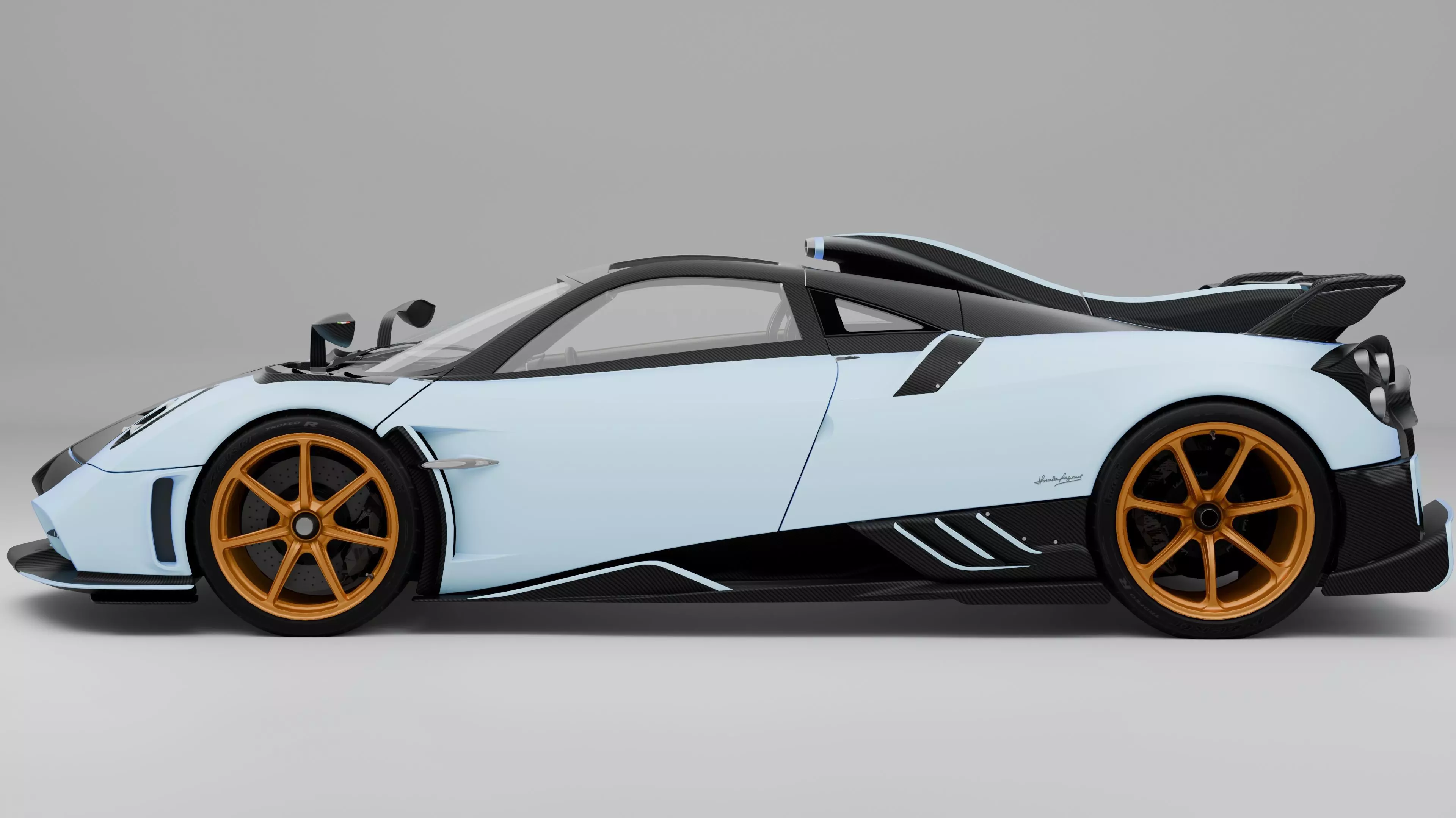 Pagani Imola 3D model_5
