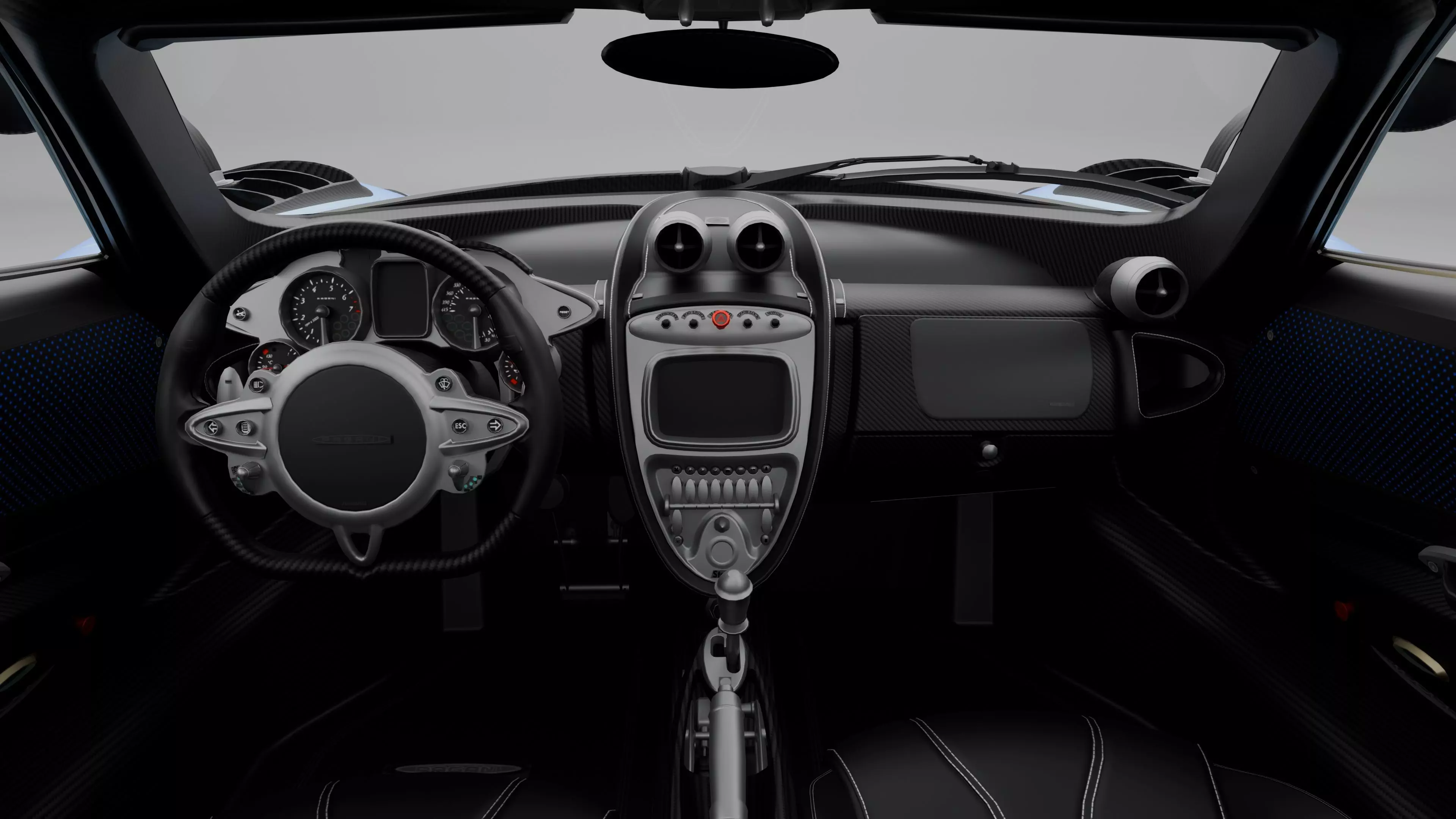 Pagani Imola 3D model_10