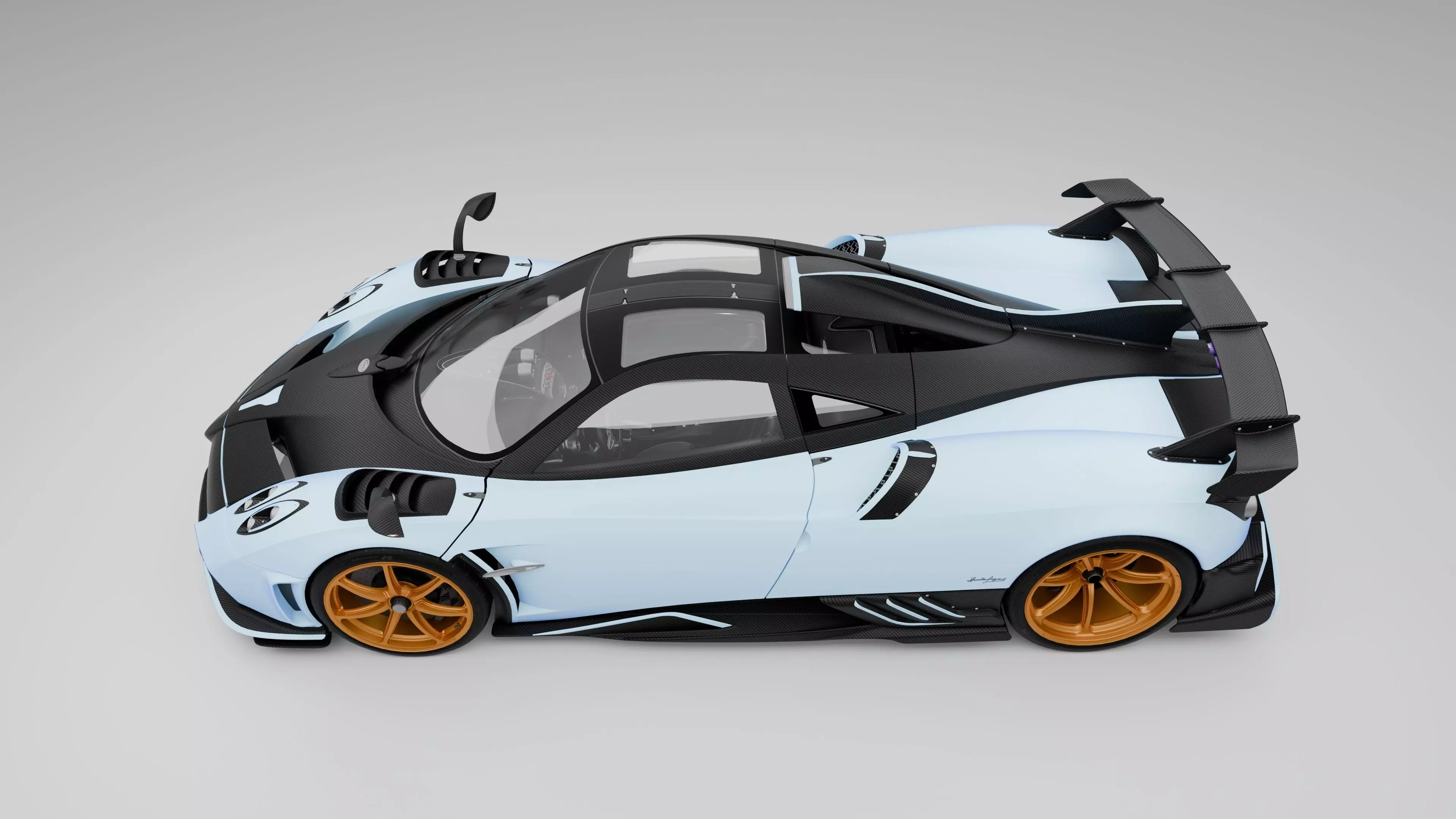 Pagani Imola 3D model_4