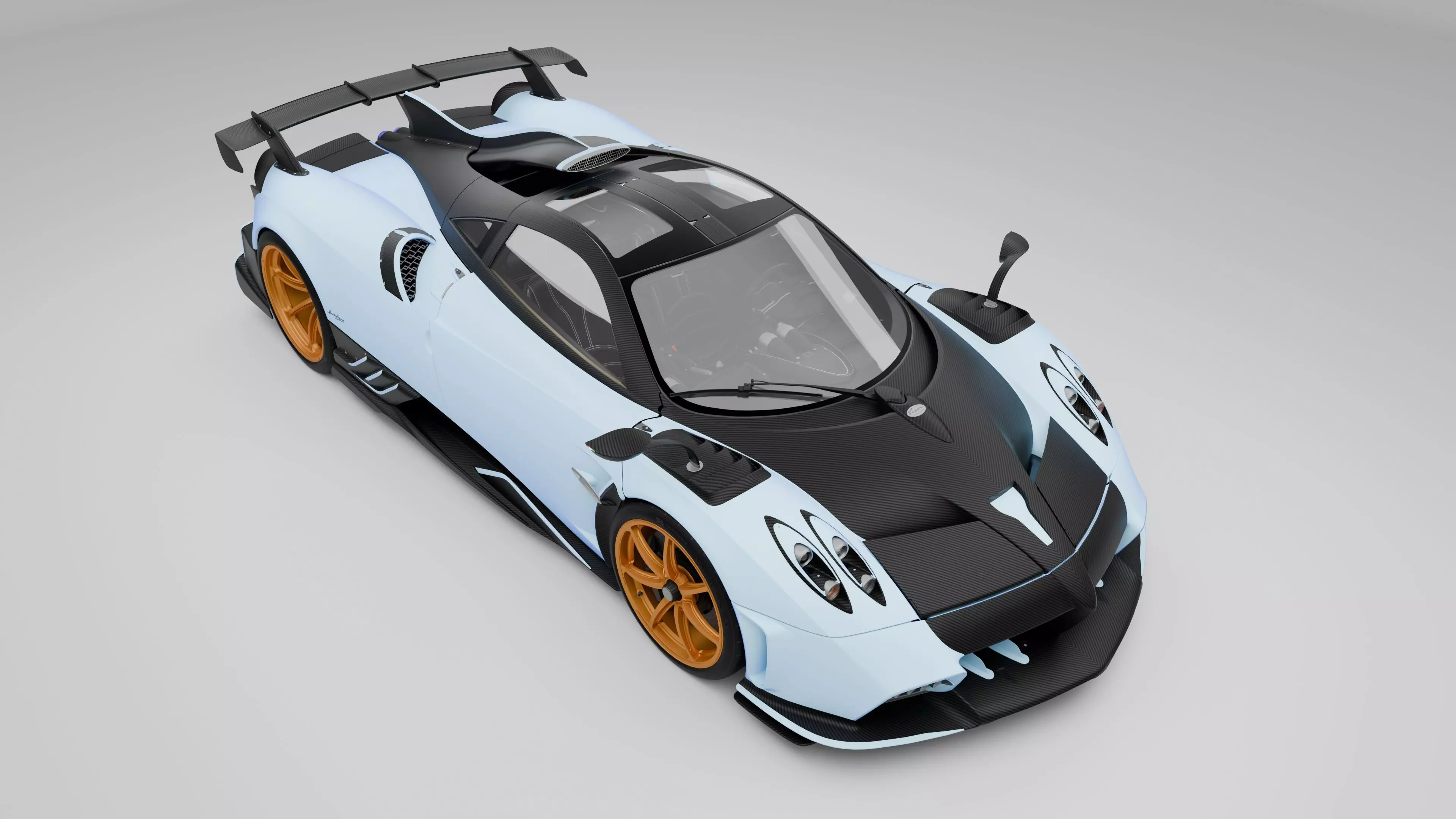 Pagani Imola 3D model_6