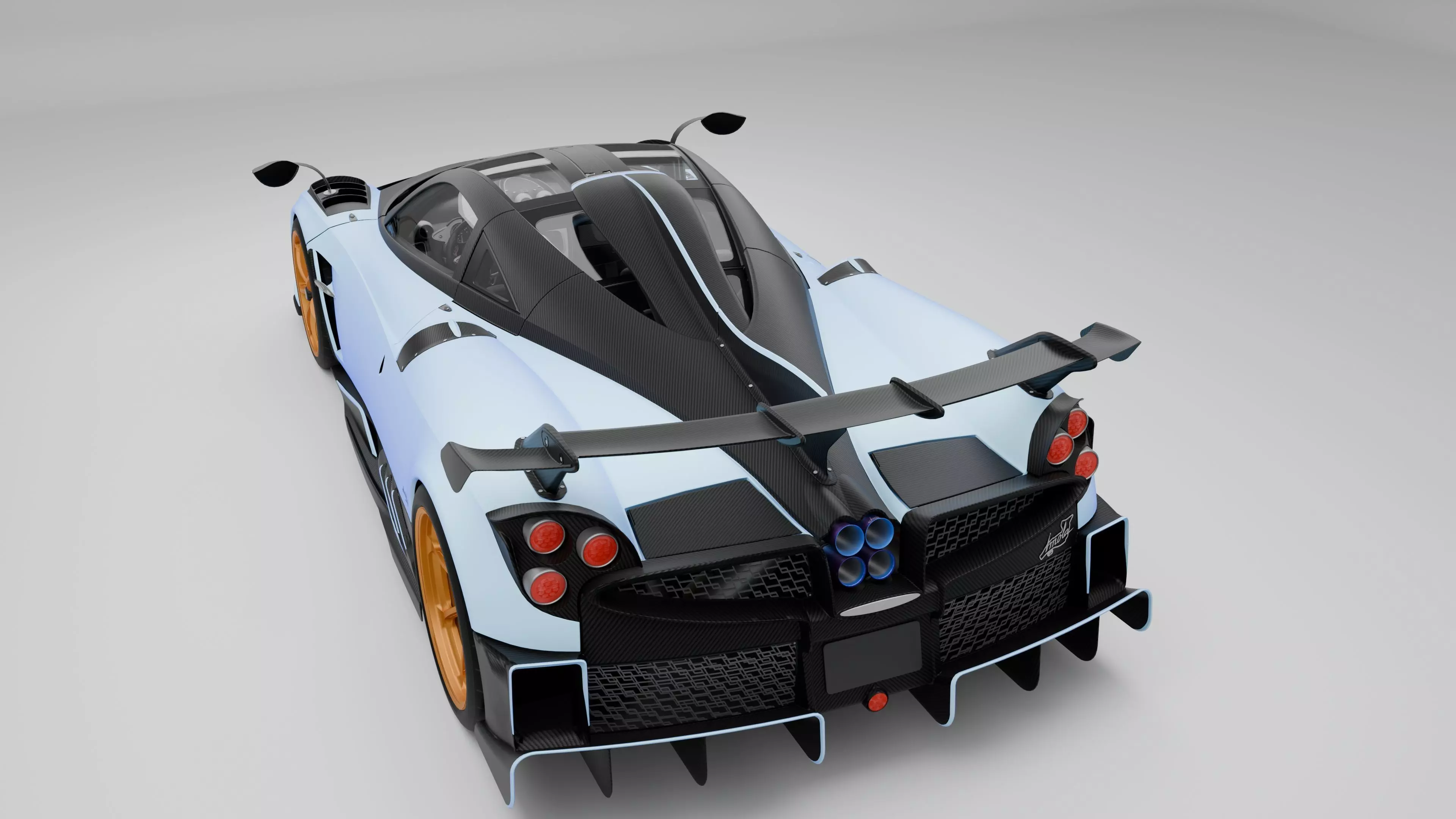 Pagani Imola 3D model_8
