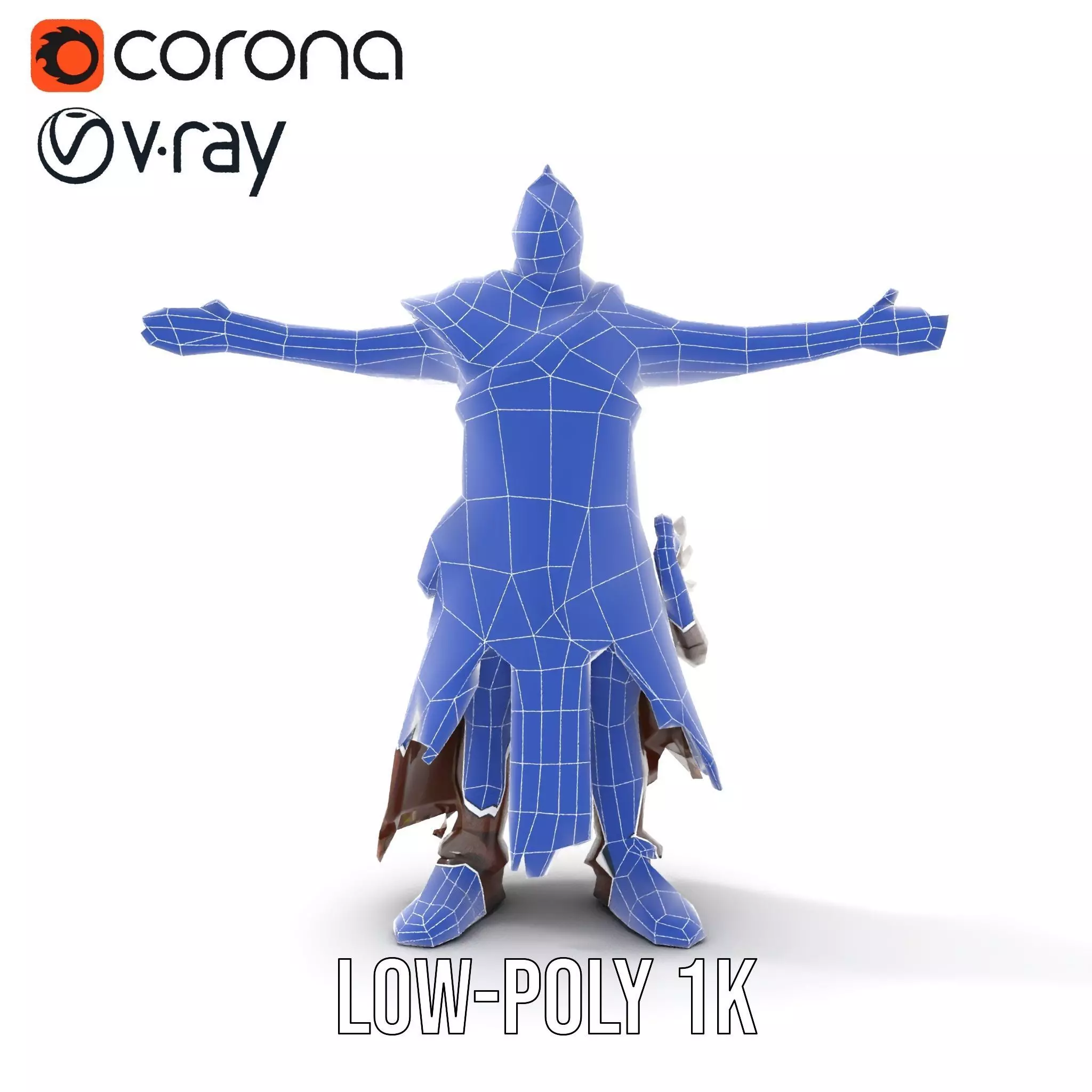 Green Orc Warrior Model Pack with Armor and Accessories Low-poly 3D model_29