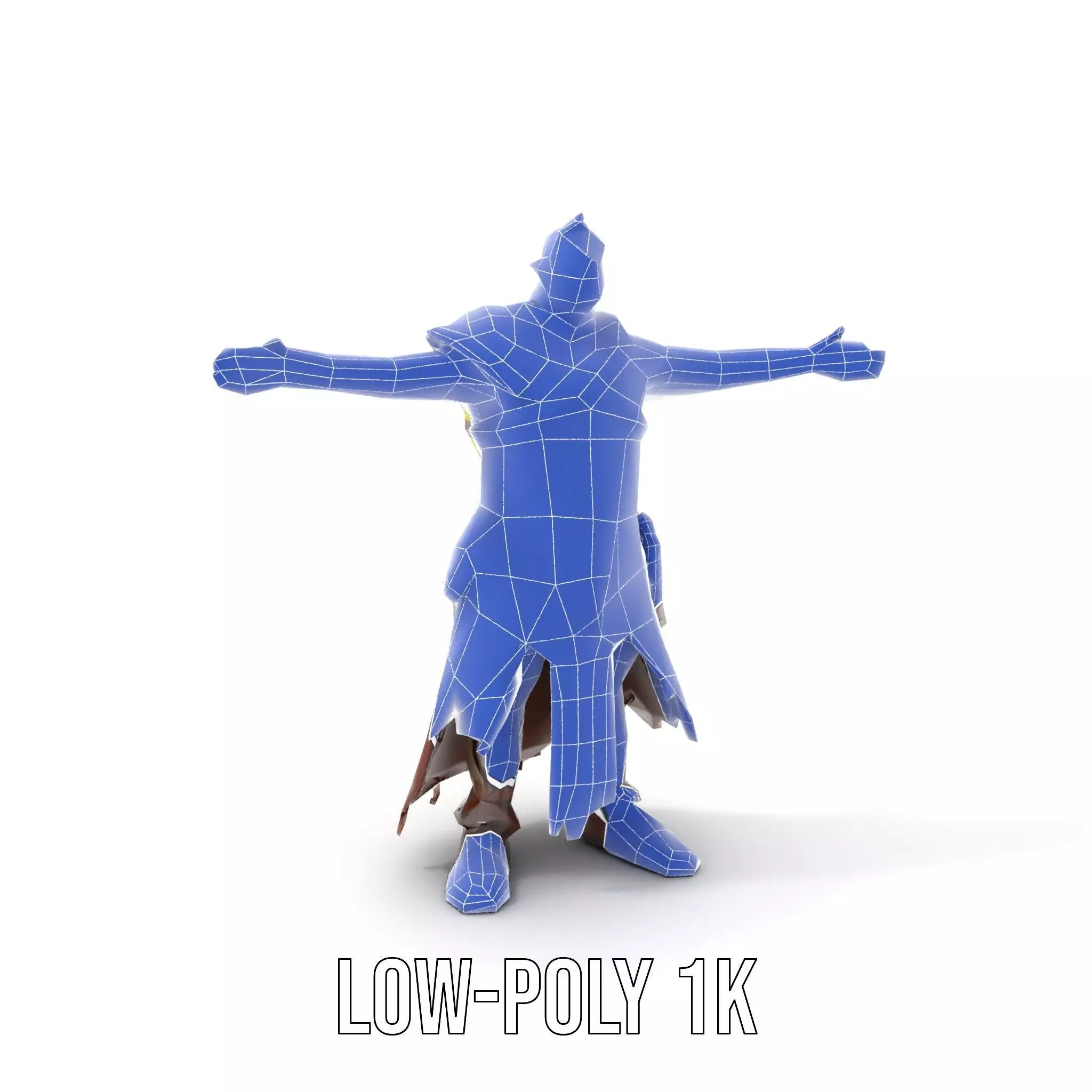 Green Orc Warrior Model Pack with Armor and Accessories Low-poly 3D model_23