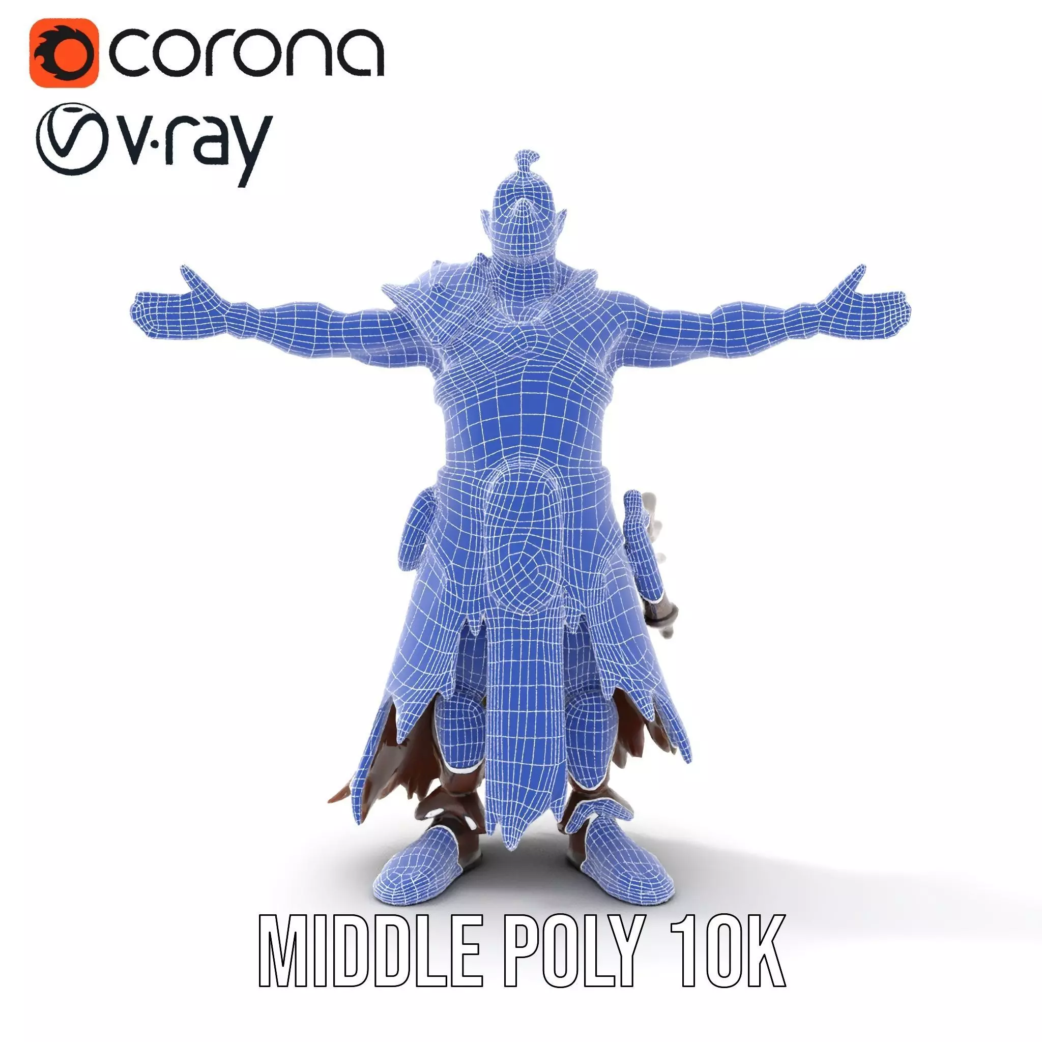 Green Orc Warrior Model Pack with Armor and Accessories Low-poly 3D model_17