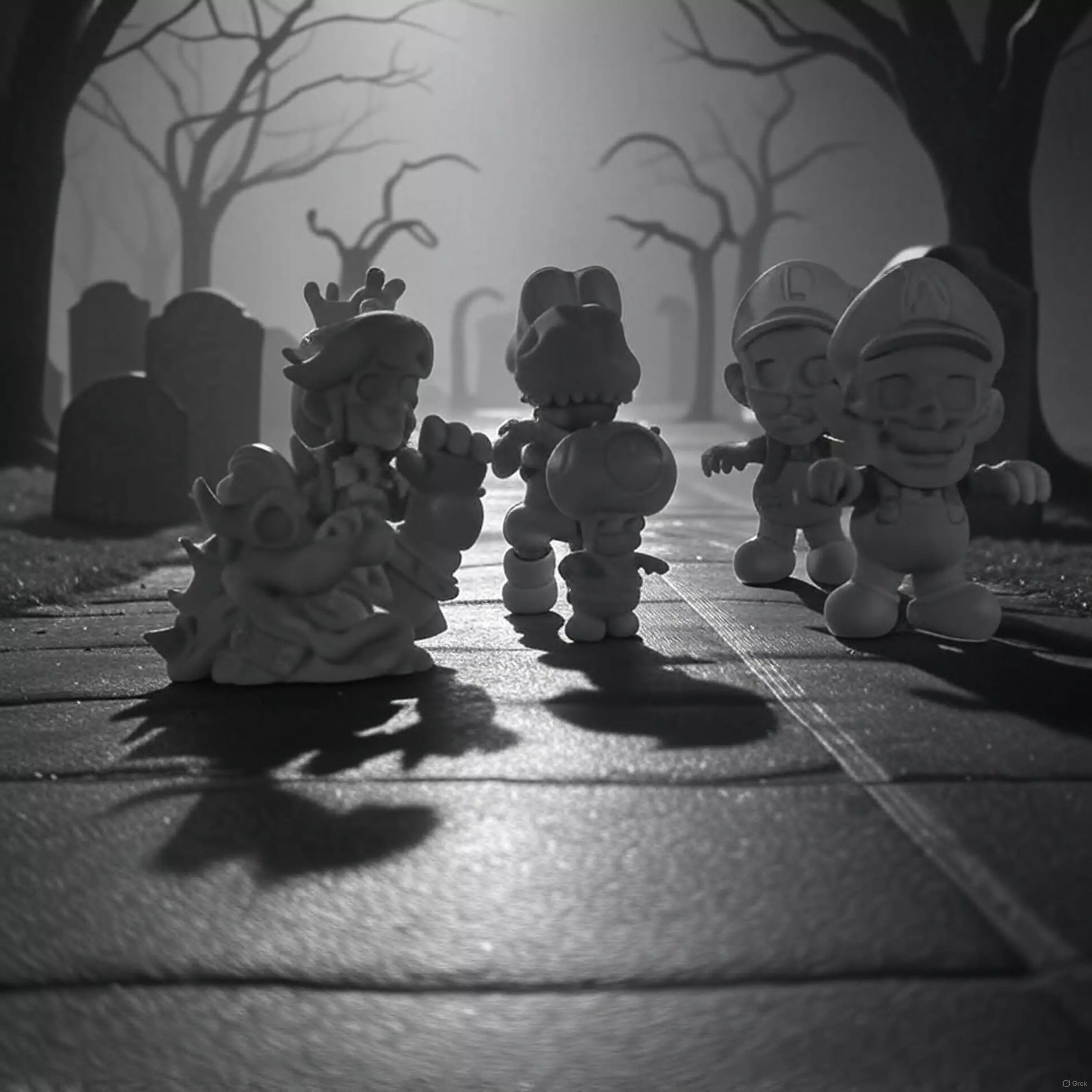Ghoulish Mario Time - Zombie Pack Halloween 3D print model_0