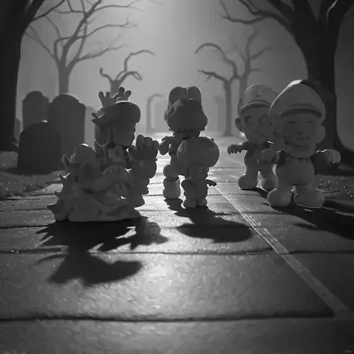 Ghoulish Mario Time - Zombie Pack Halloween