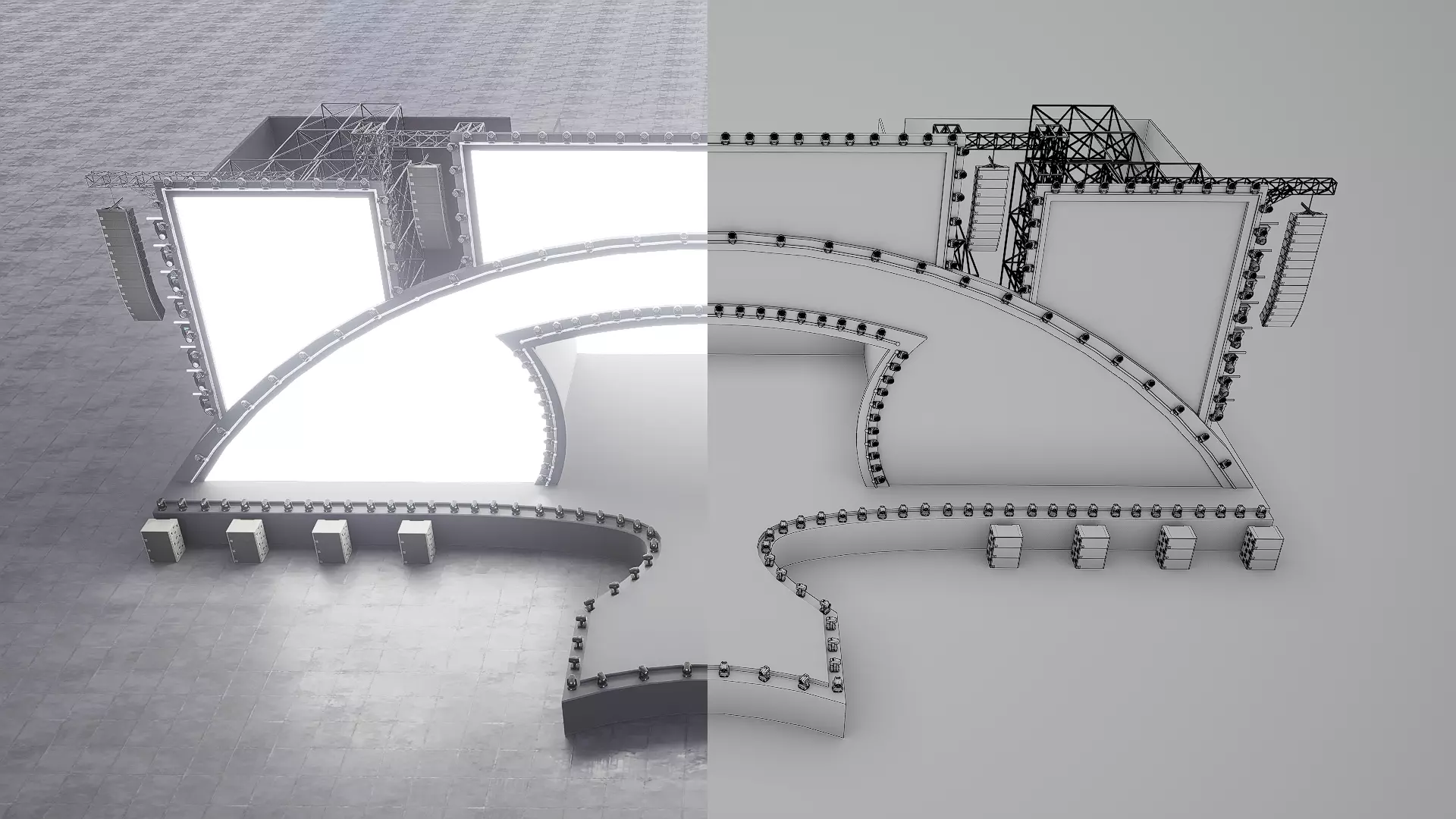 Festival - Concert Stage Model 3D model_5