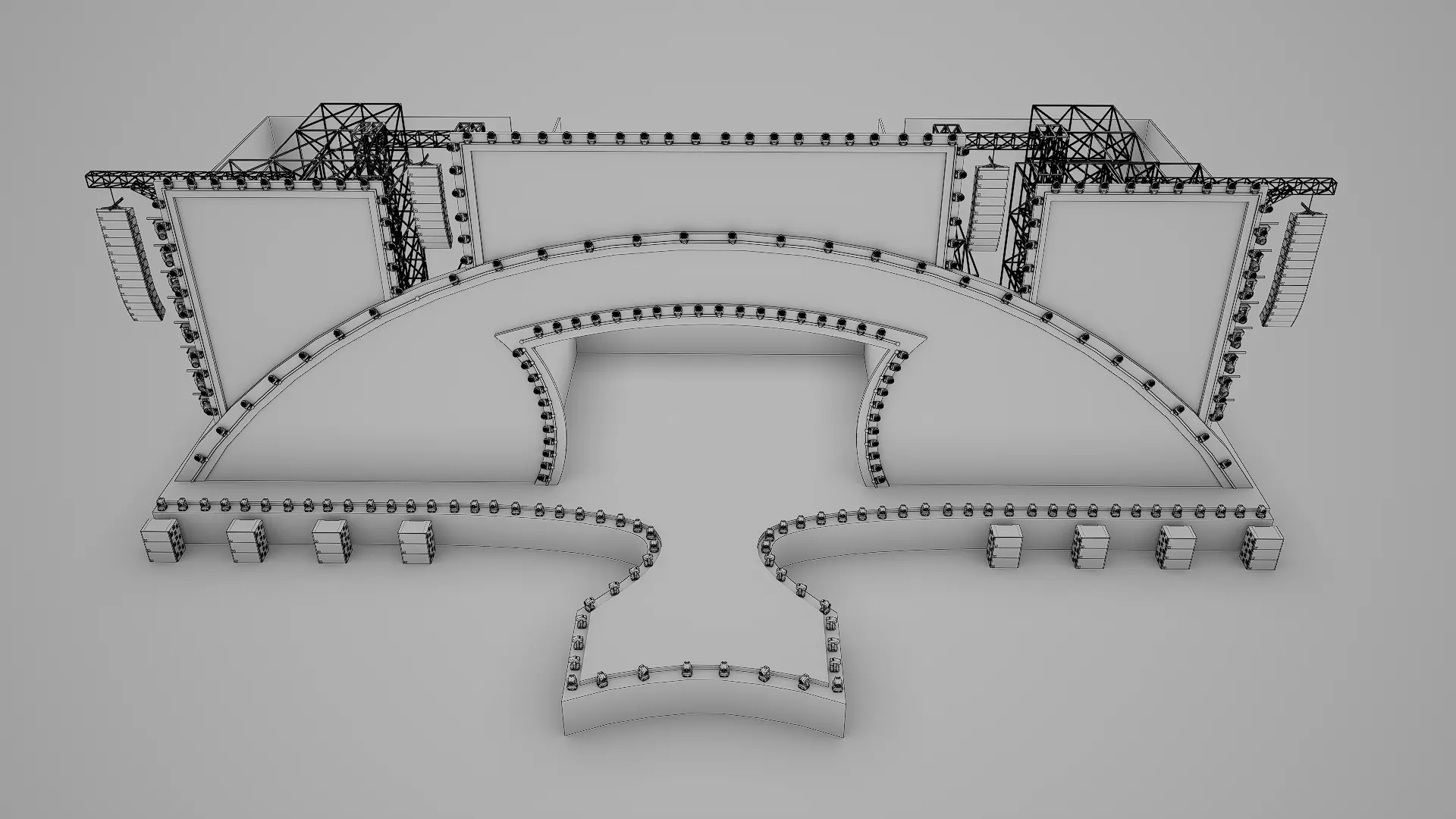 Festival - Concert Stage Model 3D model_6