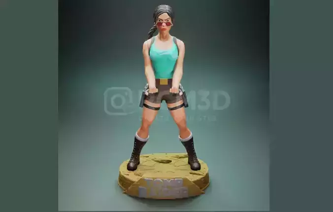 Lara Croft Tomb Raider jyostick holder 