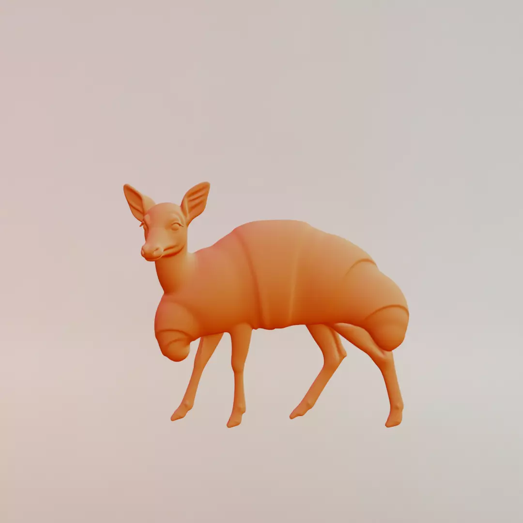 Bambini Crostini Italian brainrot Printable 3D print model_1