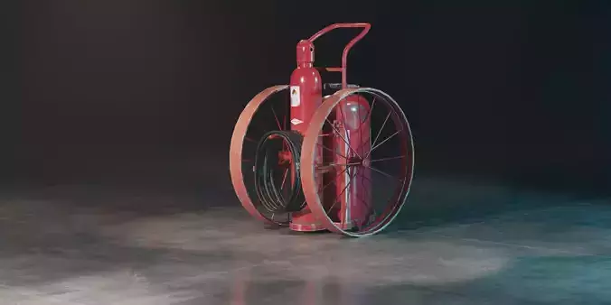 Wheeled Fire Extinguisher