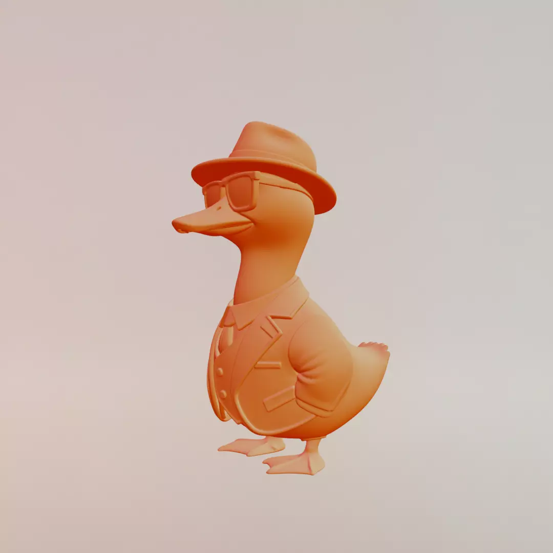 Brr Brr Gangster Gusini Italian brainrot Printable 3D print model_3