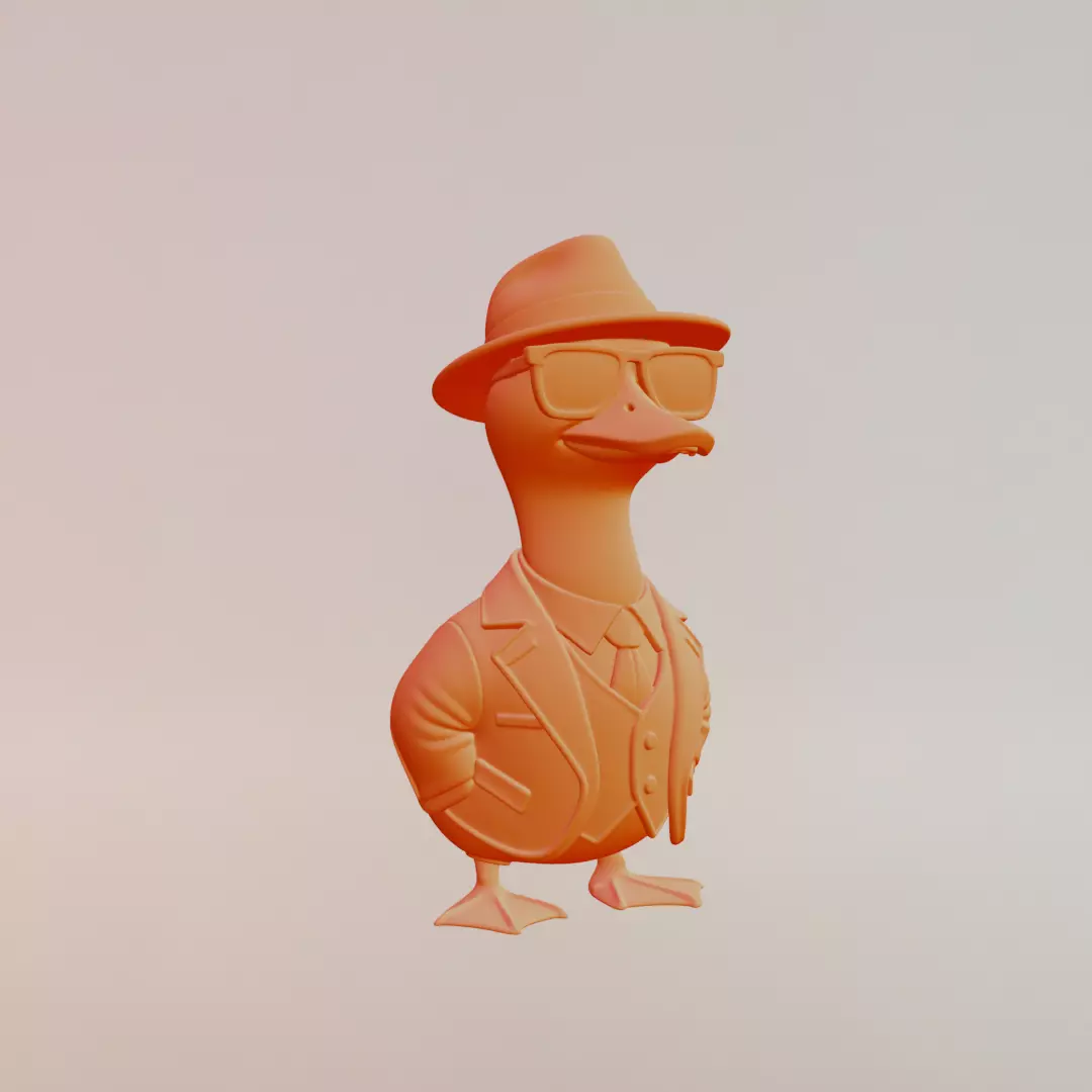 Brr Brr Gangster Gusini Italian brainrot Printable 3D print model_12