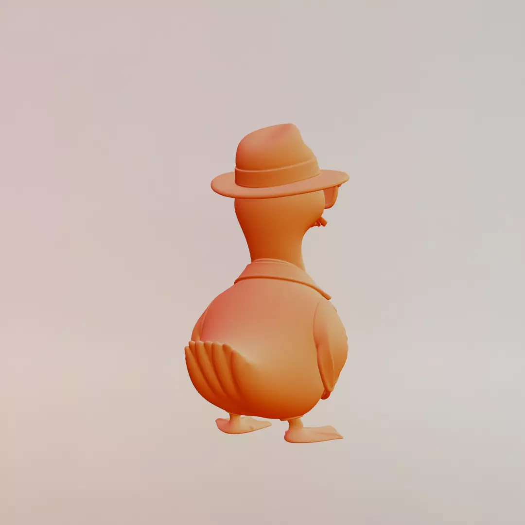 Brr Brr Gangster Gusini Italian brainrot Printable 3D print model_8