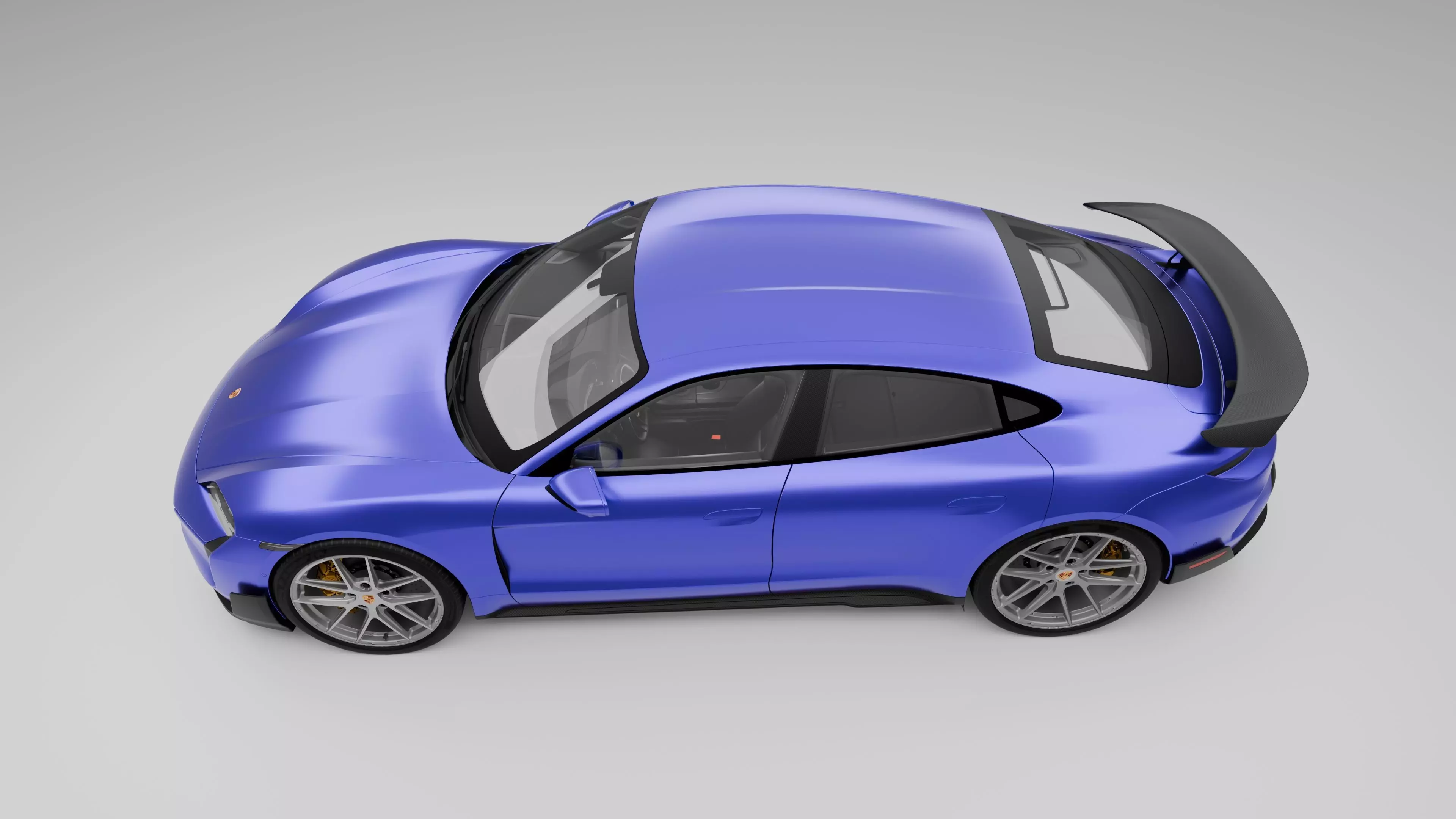 Porsche Taycan Turbo GT 3D model_4