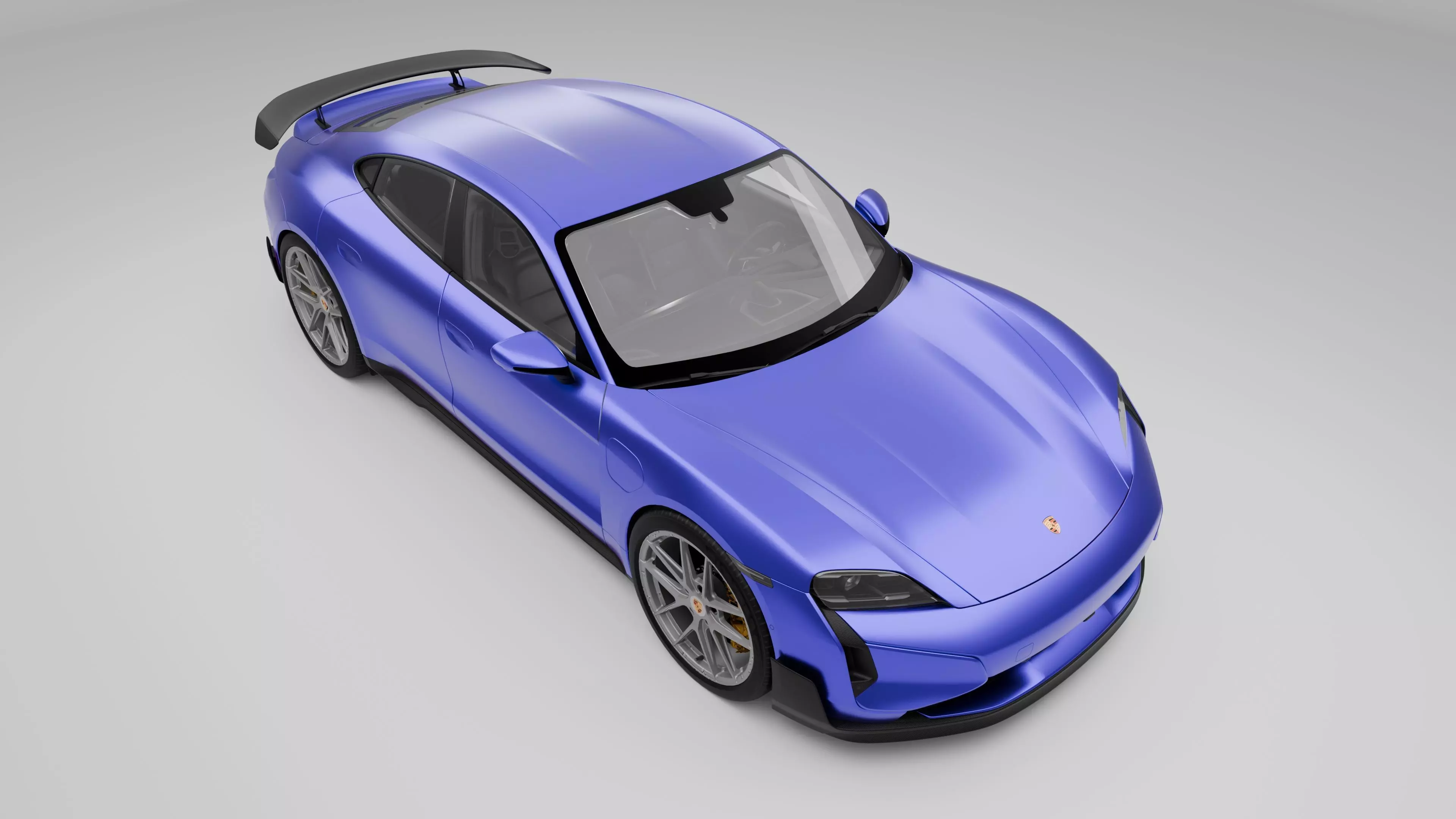 Porsche Taycan Turbo GT 3D model_6