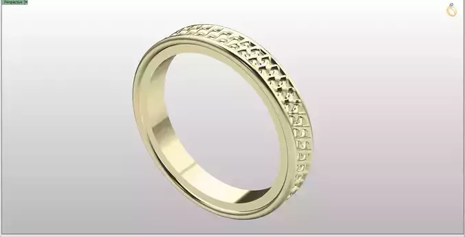 Intricate Modern Classic Wedding Ring File Item 7