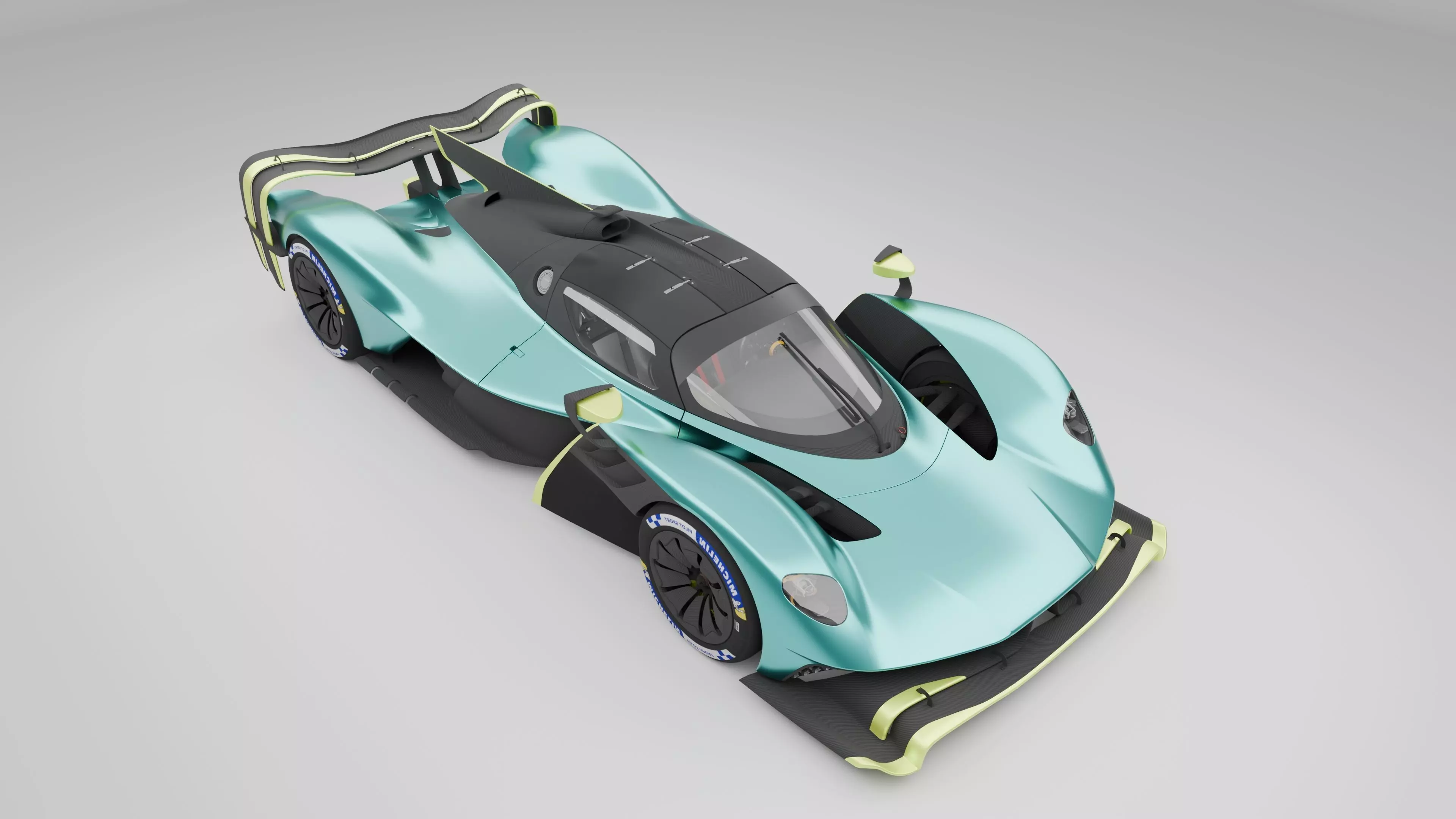 Aston Martin Valkyrie AMR Pro 3D model_6