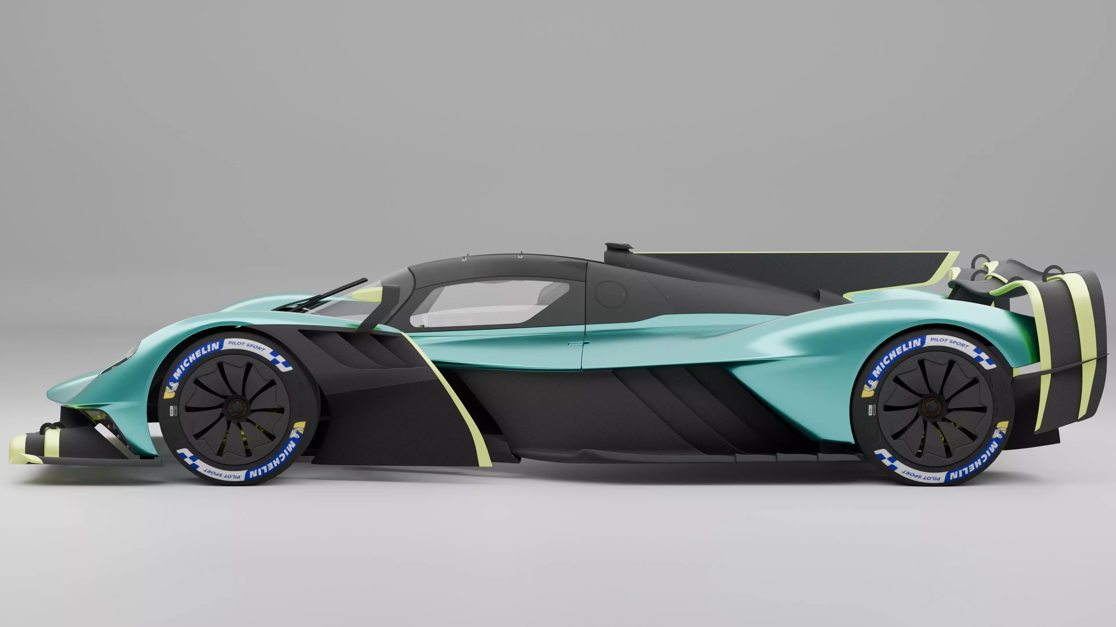 Aston Martin Valkyrie AMR Pro 3D model_5