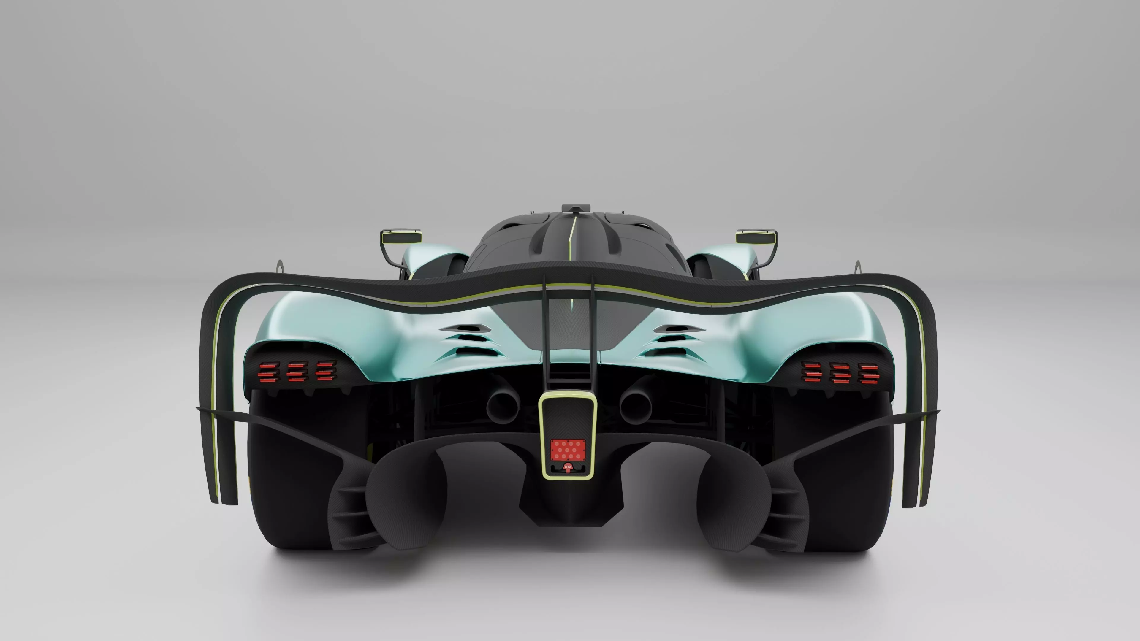 Aston Martin Valkyrie AMR Pro 3D model_9