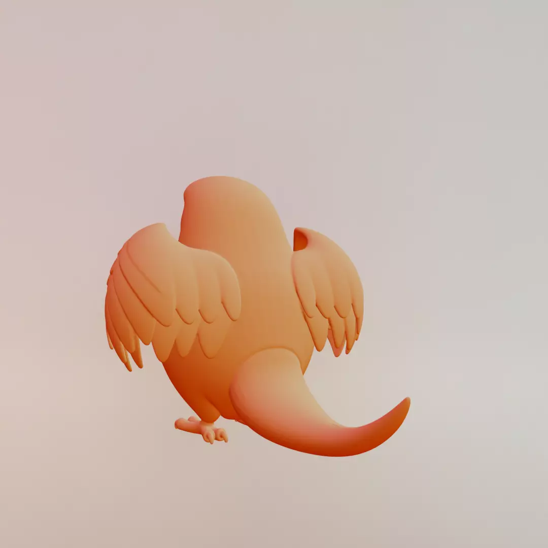 Mangolini Parrocini Italian brainrot Printable 3D print model_6