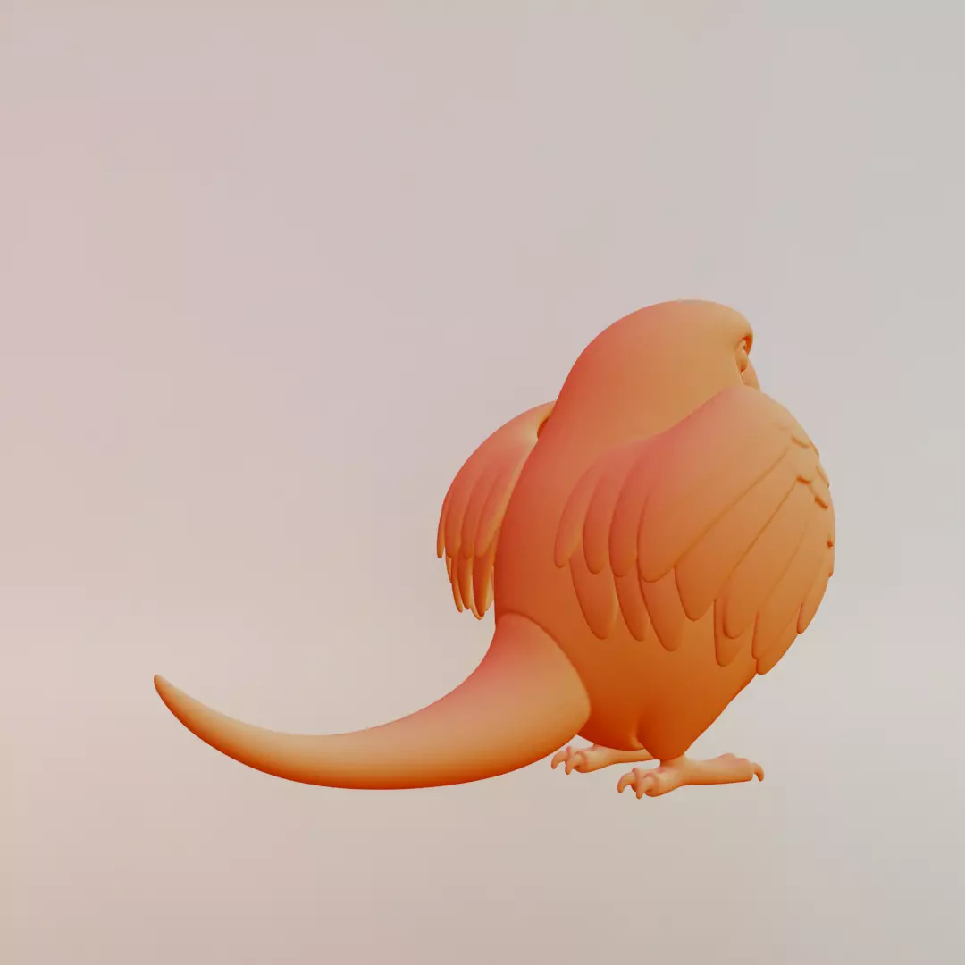 Mangolini Parrocini Italian brainrot Printable 3D print model_9