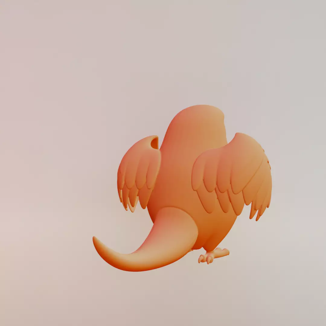 Mangolini Parrocini Italian brainrot Printable 3D print model_8